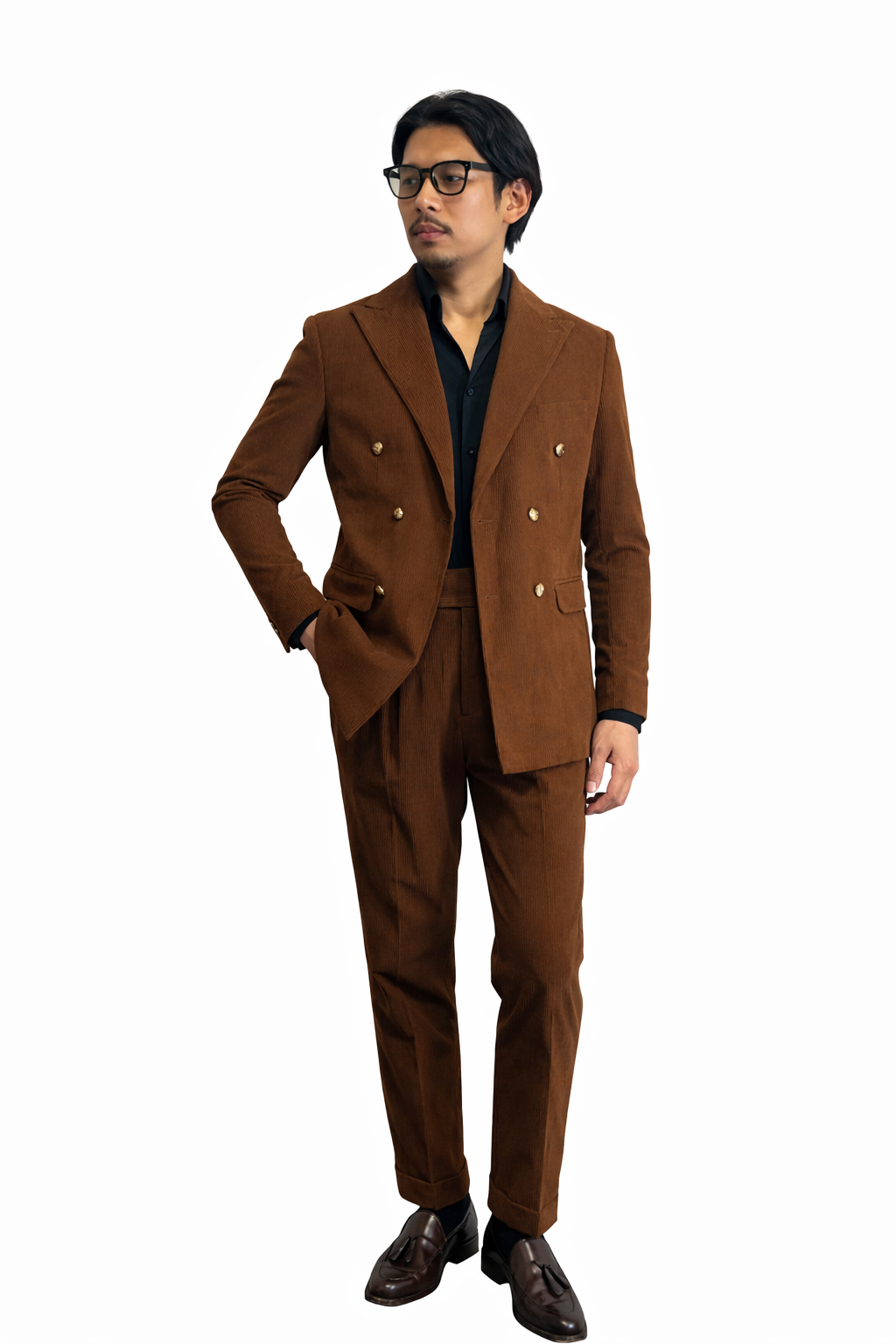 コーデュロイセットアップ