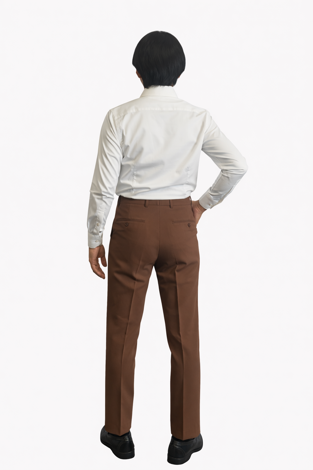 ベルトレス ドレスパンツ