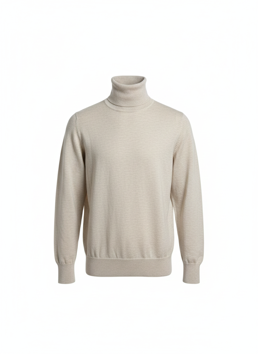 タートルネックニット