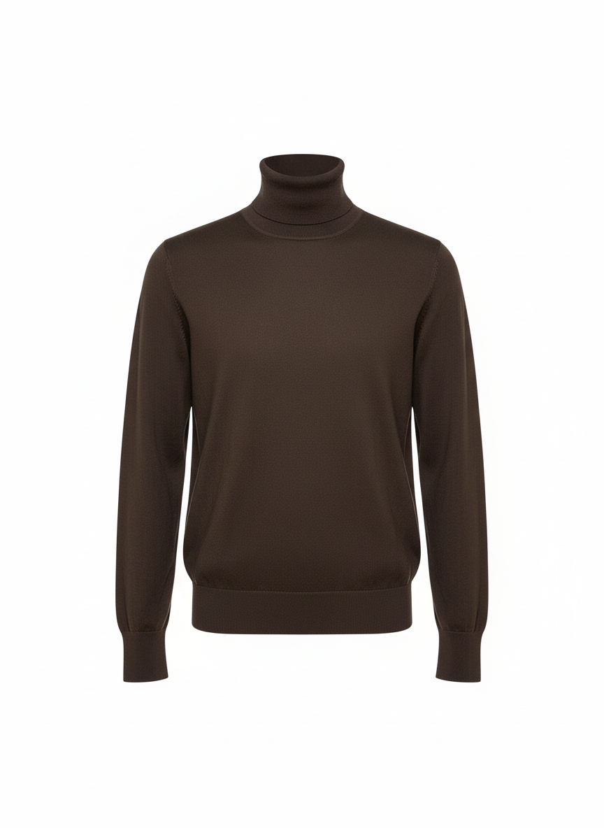 タートルネックニット